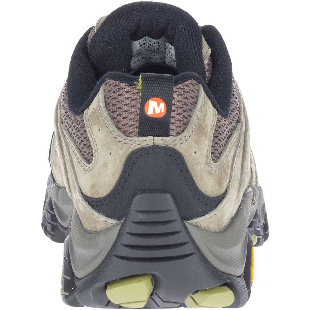 Dark Grey/Light Brown Men's Merrell Moab 3 Hiking Shoes | Dubai-9246507