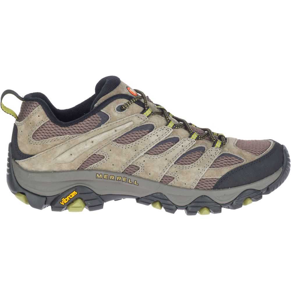 Dark Grey/Light Brown Men\'s Merrell Moab 3 Hiking Shoes | Dubai-9246507