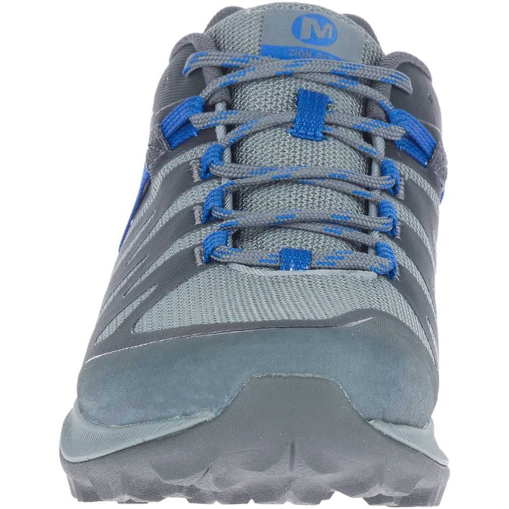 Dark Grey Men's Merrell Zion FST Trail Running Shoes | Dubai-3129745