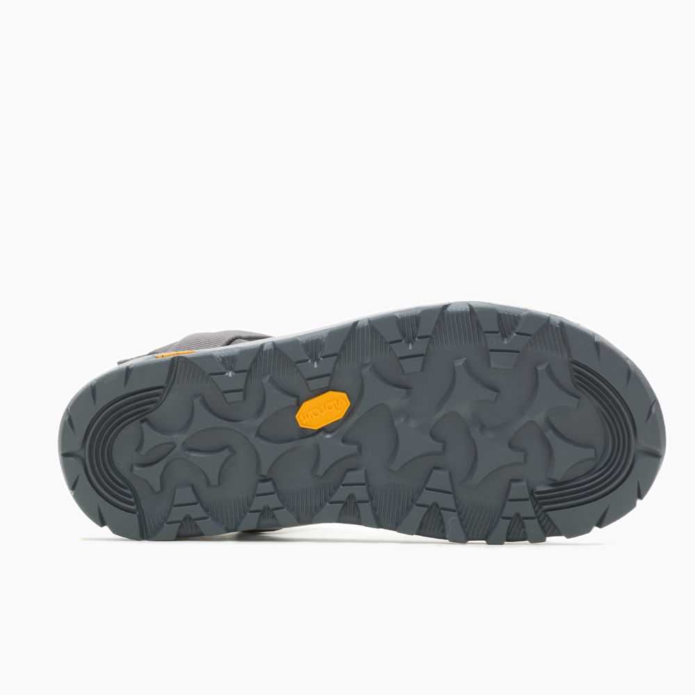 Deep Grey Men's Merrell Breakwater Strap Hiking Sandals | Dubai-3752690