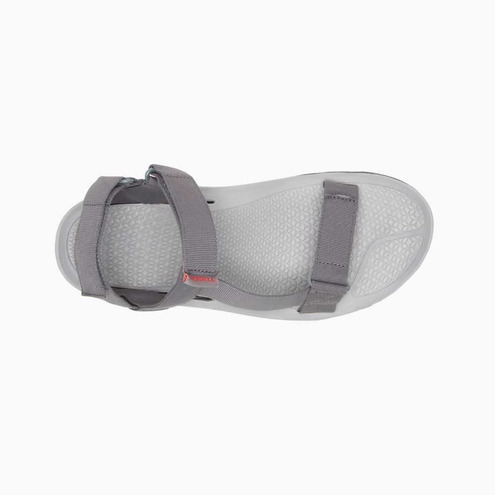 Deep Grey Men's Merrell Breakwater Strap Hiking Sandals | Dubai-3752690