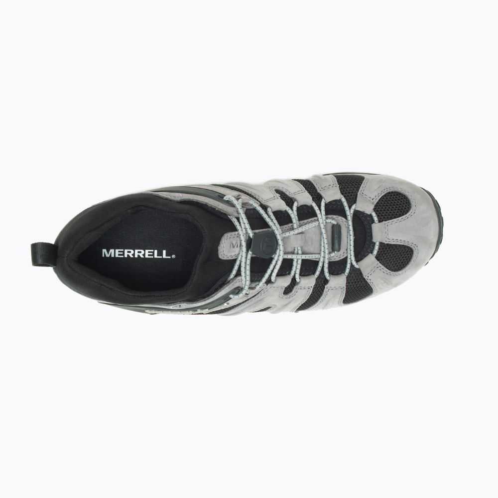 Deep Grey Men's Merrell Chameleon 8 Stretch Waterproof Hiking Shoes | Dubai-9135086