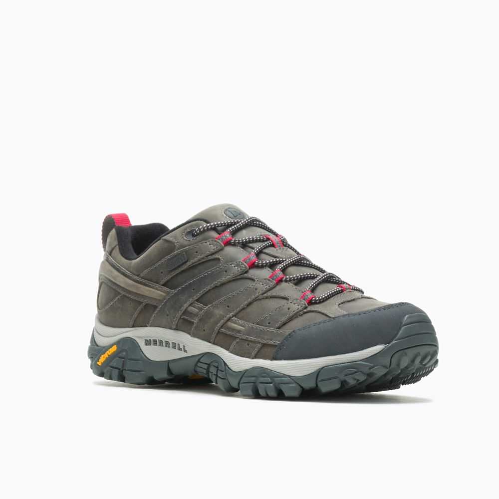 Deep Grey Men's Merrell Moab 2 Prime Waterproof Hiking Shoes | Dubai-0316587