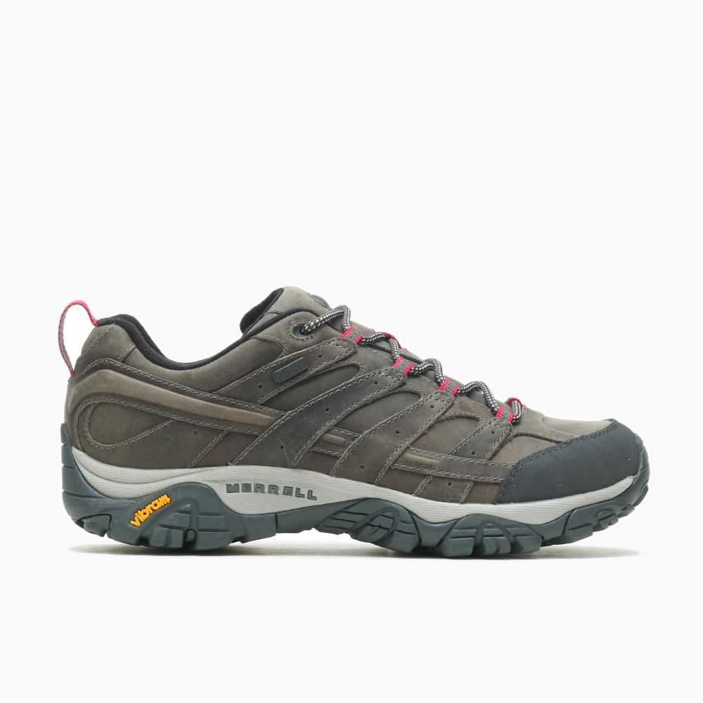 Deep Grey Men\'s Merrell Moab 2 Prime Waterproof Hiking Shoes | Dubai-0316587