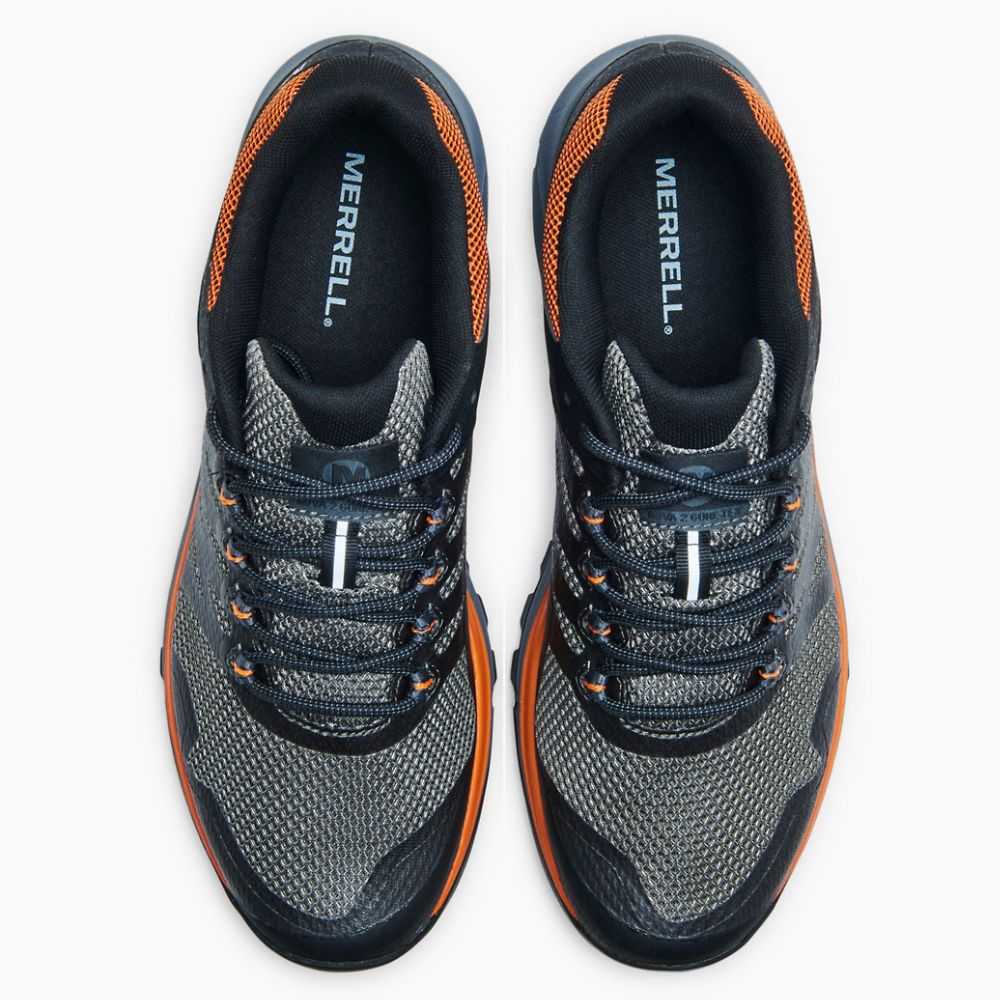 Deep Grey Men's Merrell Nova 2 GORE-TEX® Trail Running Shoes | Dubai-6093428