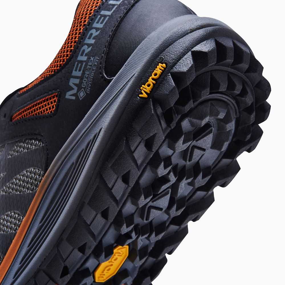 Deep Grey Men's Merrell Nova 2 GORE-TEX® Trail Running Shoes | Dubai-6093428