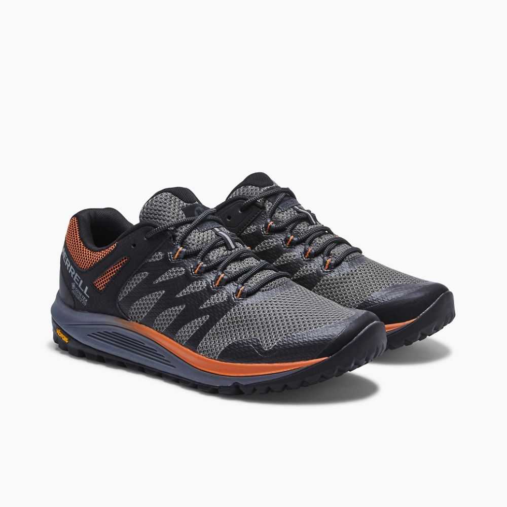 Deep Grey Men's Merrell Nova 2 GORE-TEX® Walking Shoes | Dubai-7283916