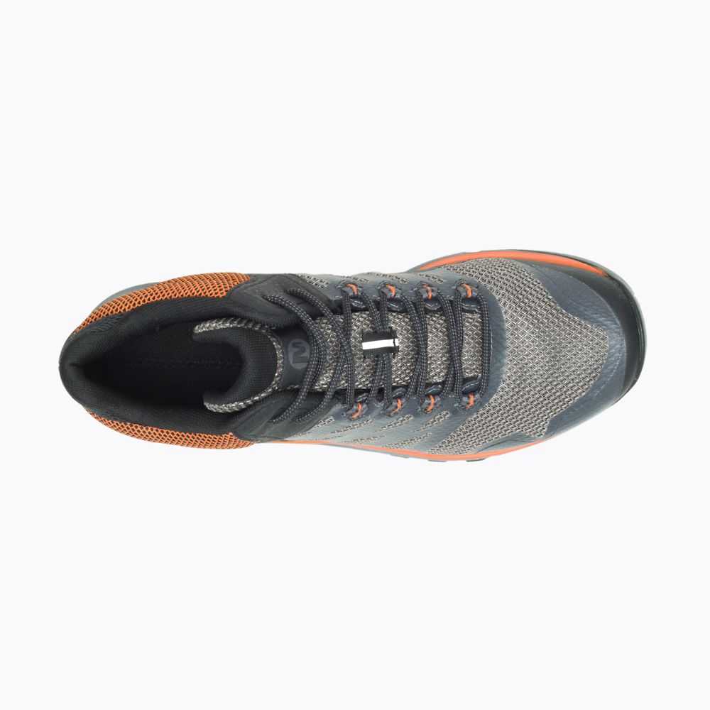 Deep Grey Men's Merrell Nova 2 Mid Waterproof Sneakers | Dubai-2360185