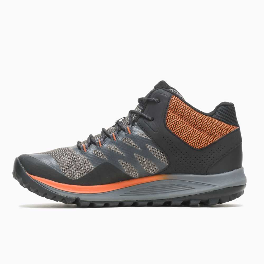 Deep Grey Men's Merrell Nova 2 Mid Waterproof Sneakers | Dubai-2360185