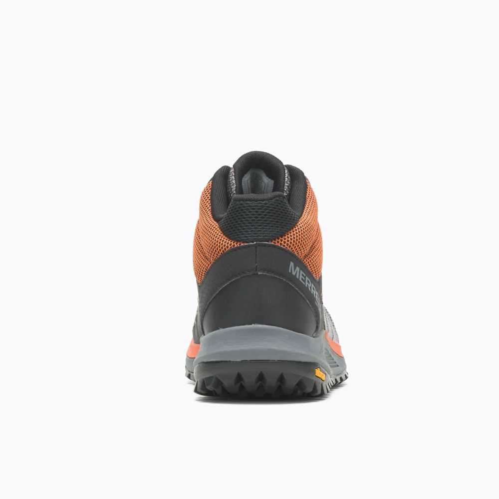 Deep Grey Men's Merrell Nova 2 Mid Waterproof Sneakers | Dubai-2360185