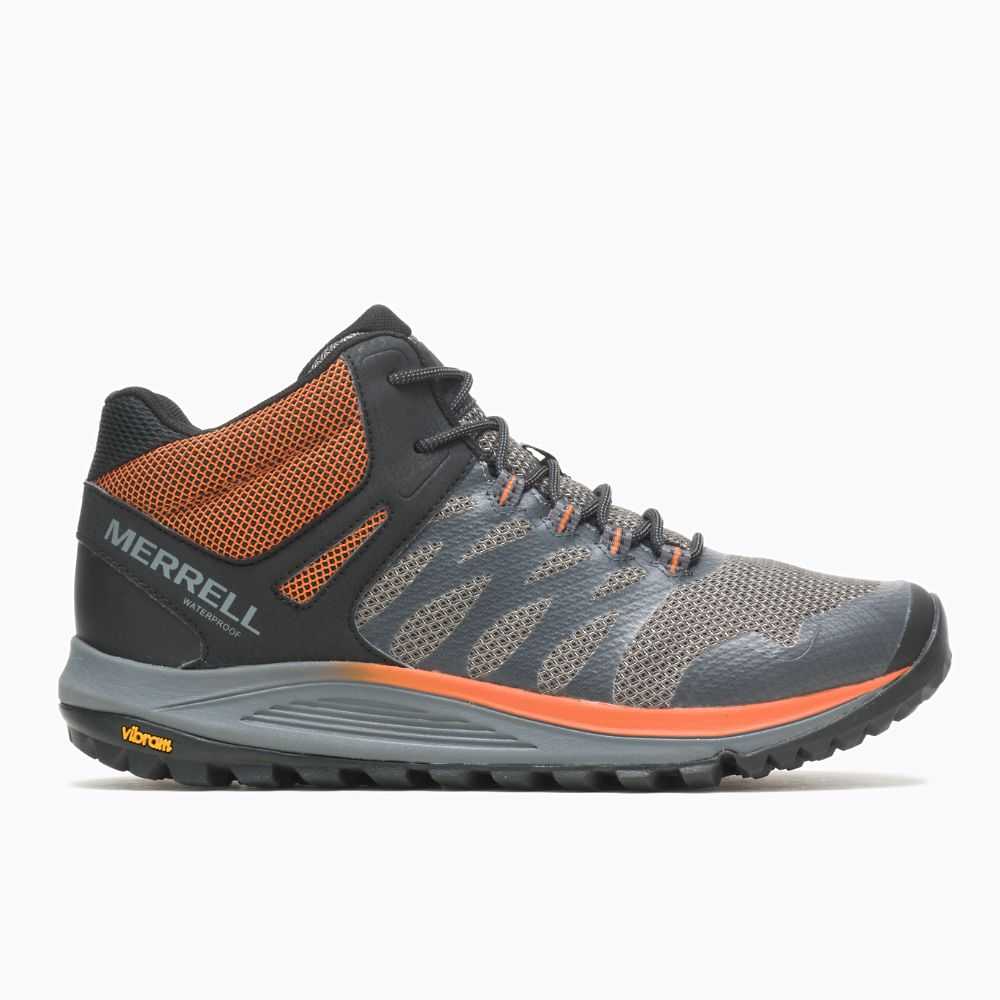 Deep Grey Men\'s Merrell Nova 2 Mid Waterproof Sneakers | Dubai-2360185