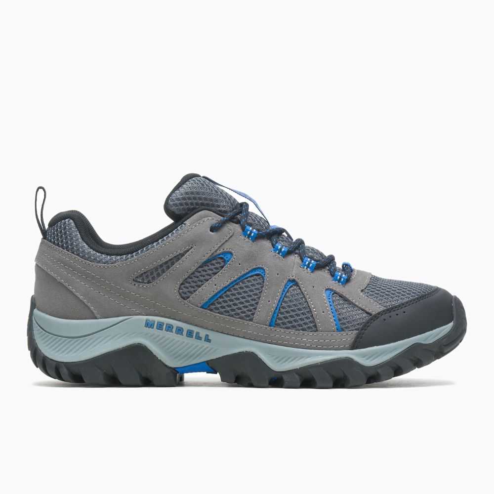 Deep Grey Men\'s Merrell Oakcreek Hiking Shoes | Dubai-9382574