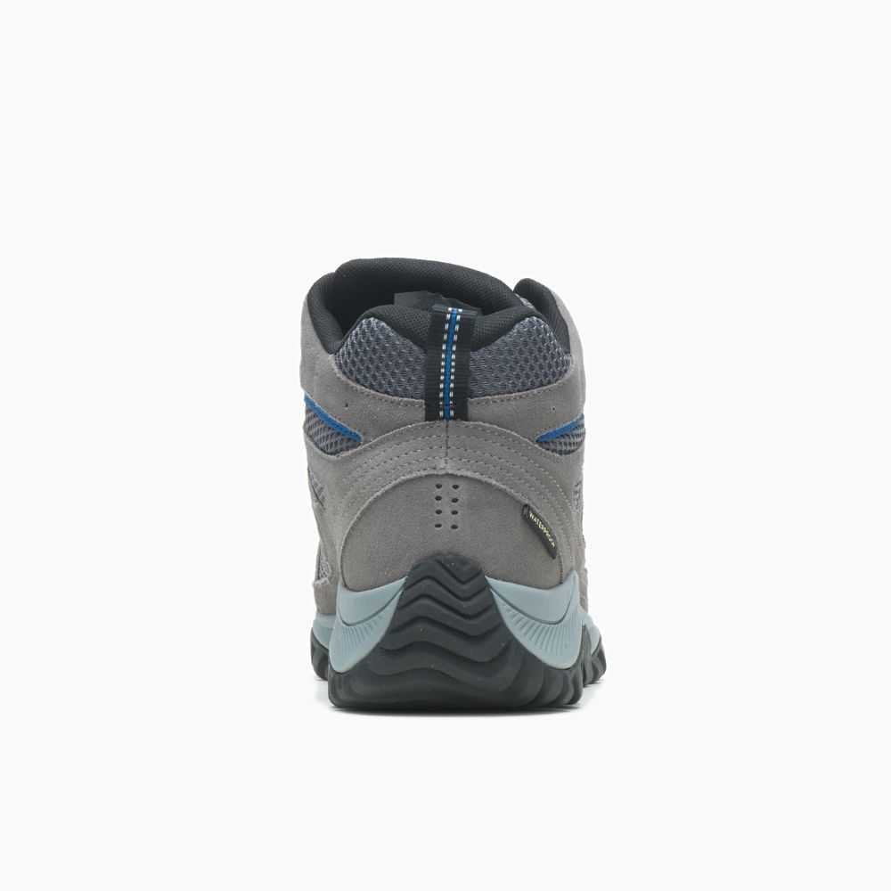 Deep Grey Men's Merrell Oakcreek Mid Waterproof Hiking Boots | Dubai-6104378