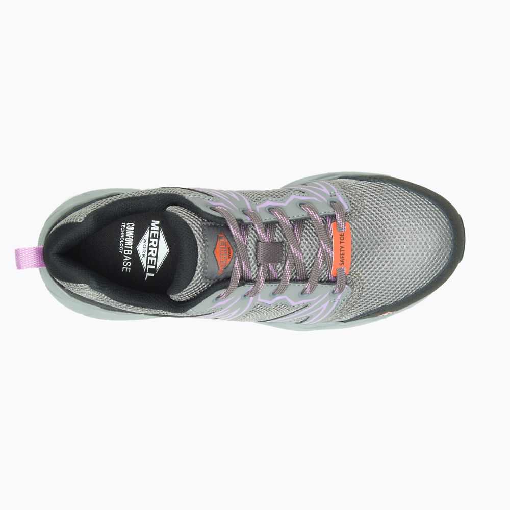 Deep Grey Women's Merrell Fullbench Superlite AT Work Shoes | Dubai-0364197