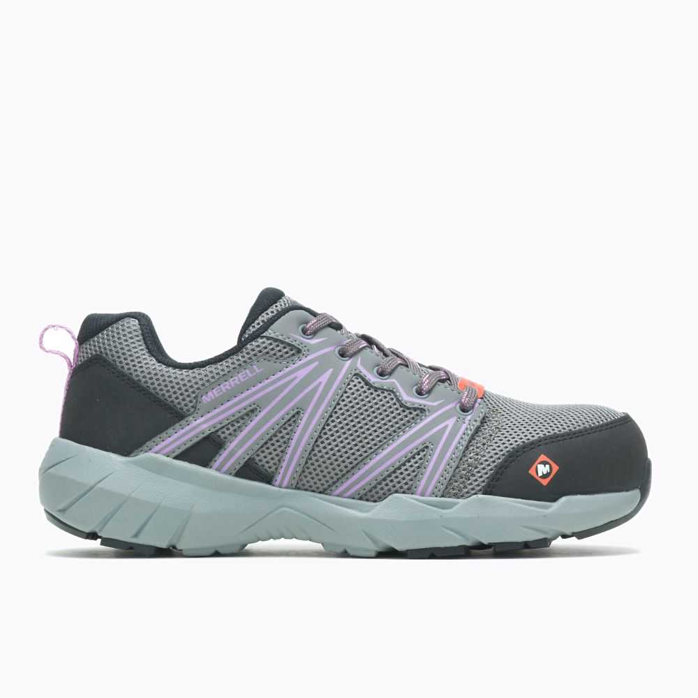 Deep Grey Women\'s Merrell Fullbench Superlite AT Work Shoes | Dubai-0364197