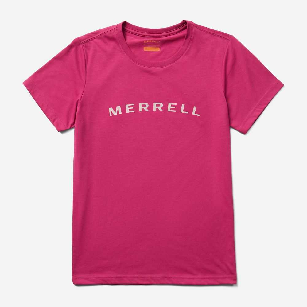 Flower Women\'s Merrell Wordmark T Shirts | Dubai-2034576