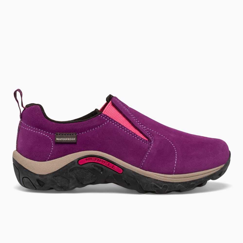 Fuchsia Boys\' Merrell Jungle Moc Frosty Waterproof Slip On Shoes | Dubai-1398706