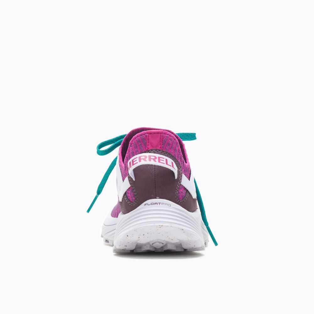 Fuchsia Women's Merrell Embark Lace Sneakers | Dubai-8274053