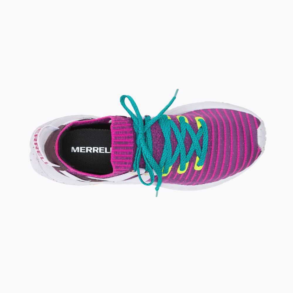 Fuchsia Women's Merrell Embark Lace Sneakers | Dubai-8274053