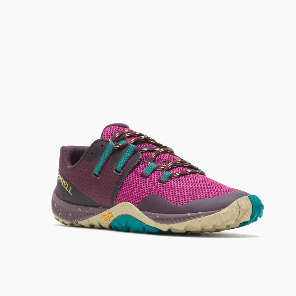 Fuchsia Women's Merrell Trail Glove 6 Eco Trail Running Shoes | Dubai-3562489