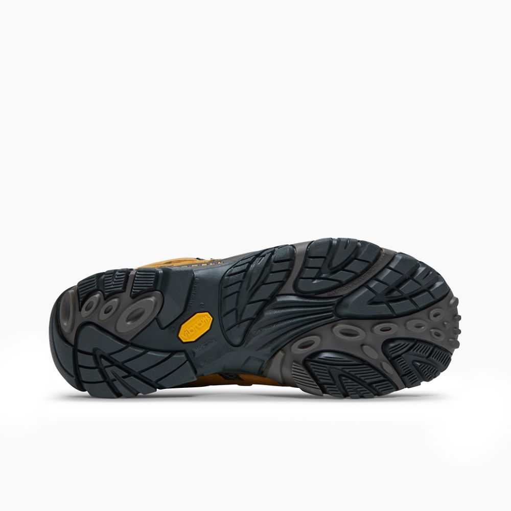 Gold Men's Merrell Moab 2 Mid Waterproof Hiking Boots | Dubai-6107392