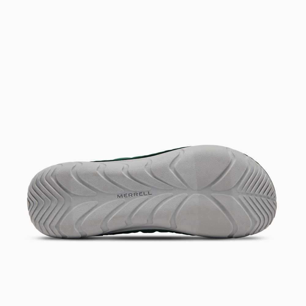 Green Men's Merrell Hut Moc Slip On Shoes | Dubai-5348019