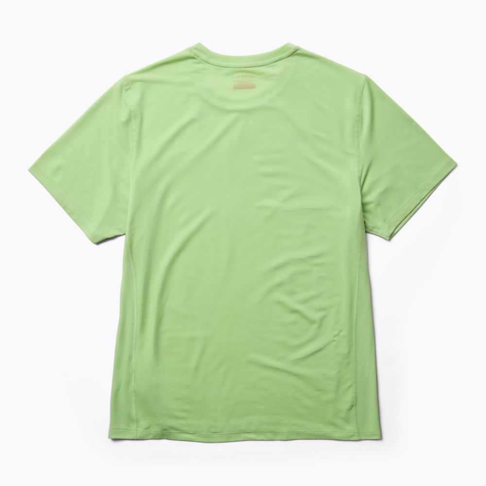 Green Men's Merrell Tencel T Shirts | Dubai-0271948