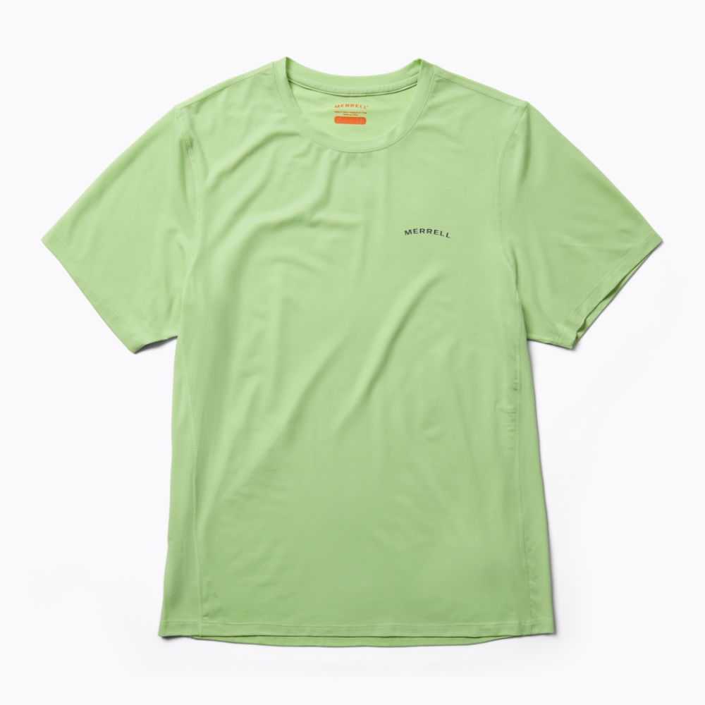 Green Men\'s Merrell Tencel T Shirts | Dubai-0271948