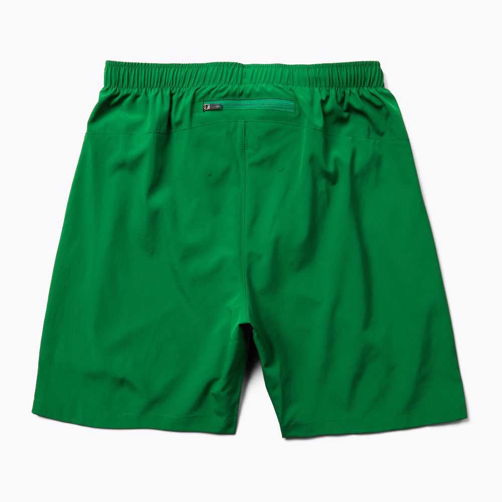 Green Men's Merrell Terrain Running Shorts | Dubai-1794502