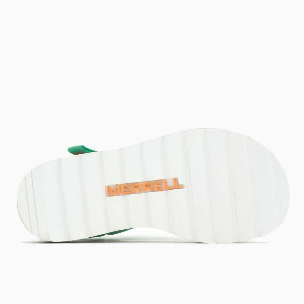 Green Women's Merrell Alpine Strap Sandals | Dubai-9605148