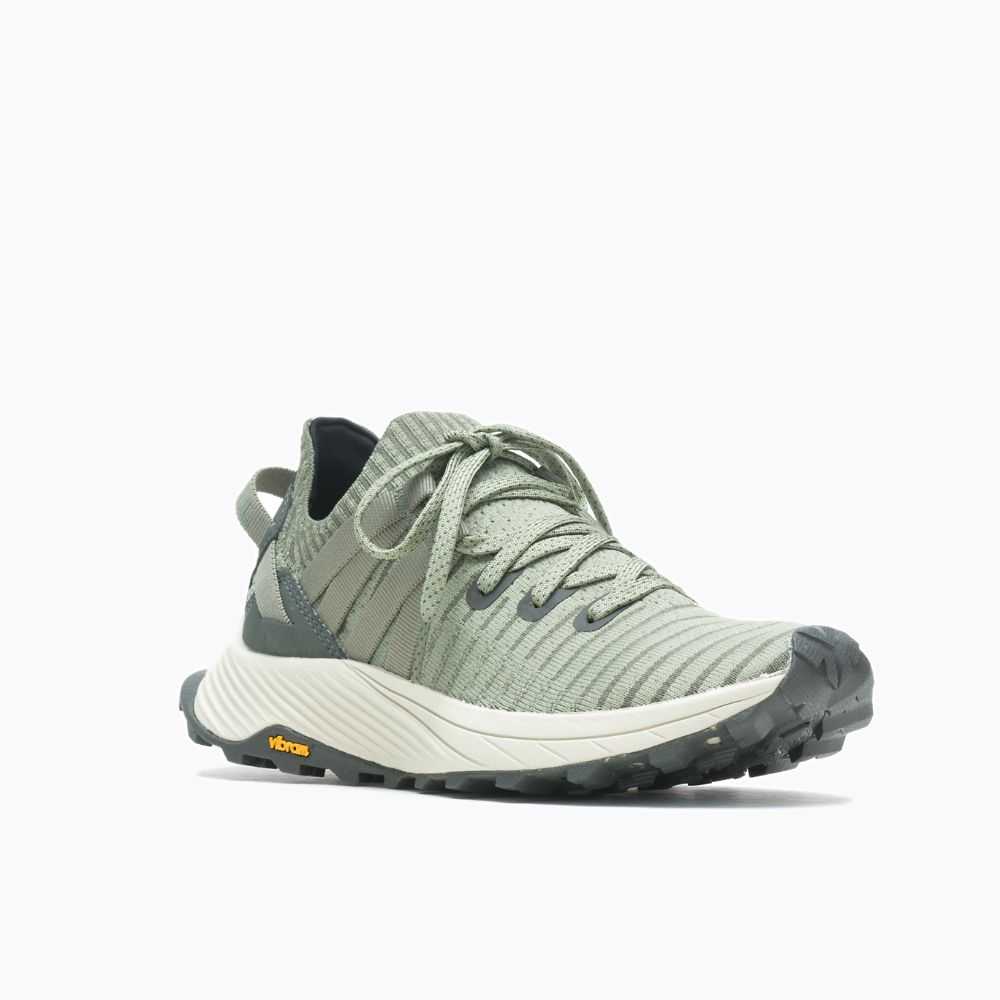 Green Women's Merrell Embark Lace Wide Width Sneakers | Dubai-4132698