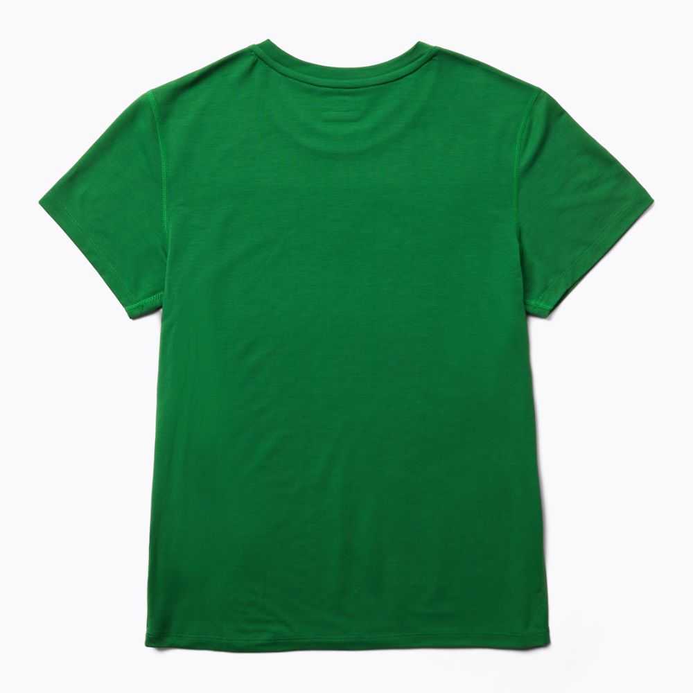 Green Women's Merrell Tencel T Shirts | Dubai-2358719