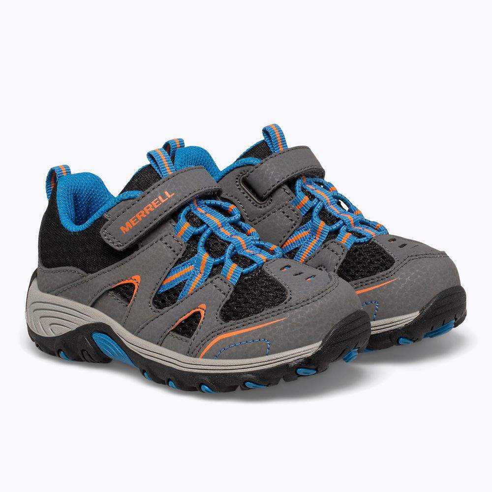 Grey/Black Boys' Merrell Trail Chaser Sneakers | Dubai-6258043