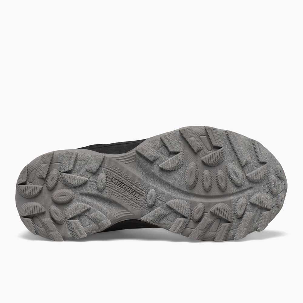 Grey/Black/Red Boys' Merrell Moab Speed Low Waterproof Sneakers | Dubai-5403172