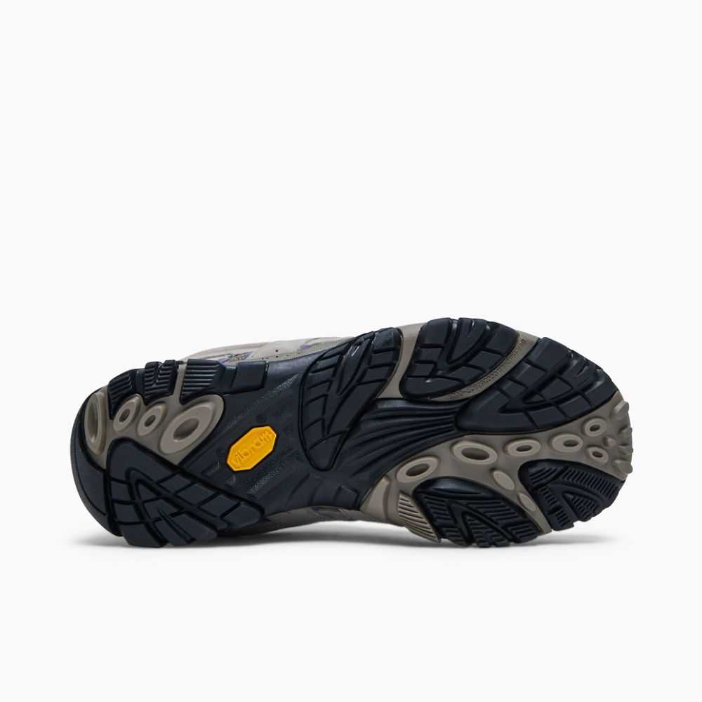 Grey/Blue Women's Merrell Moab 2 Ventilator Hiking Shoes | Dubai-5437098