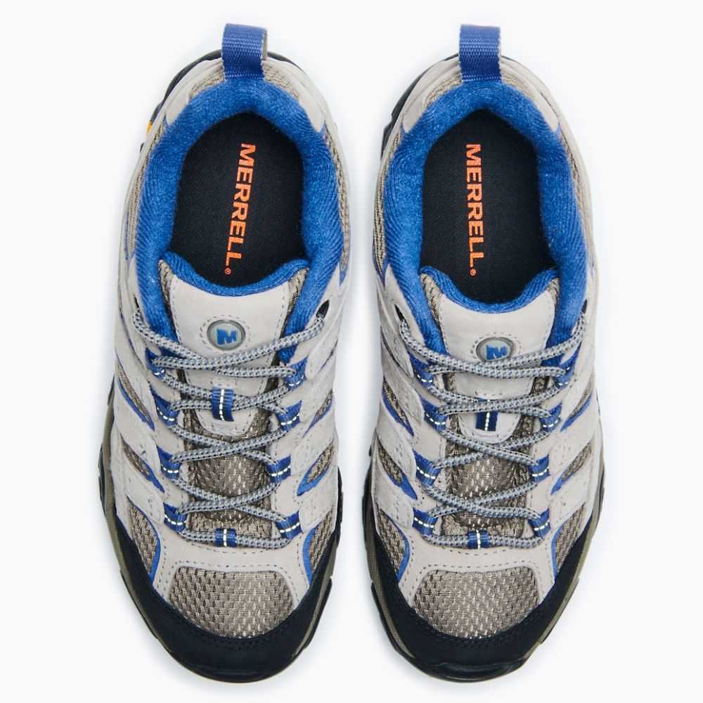 Grey/Blue Women's Merrell Moab 2 Ventilator Hiking Shoes | Dubai-5437098