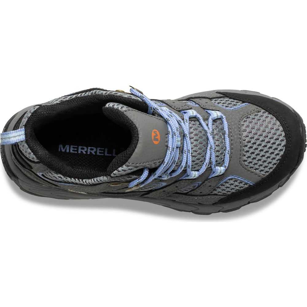 Grey Boys' Merrell Moab 2 Mid Waterproof Hiking Boots | Dubai-4863172