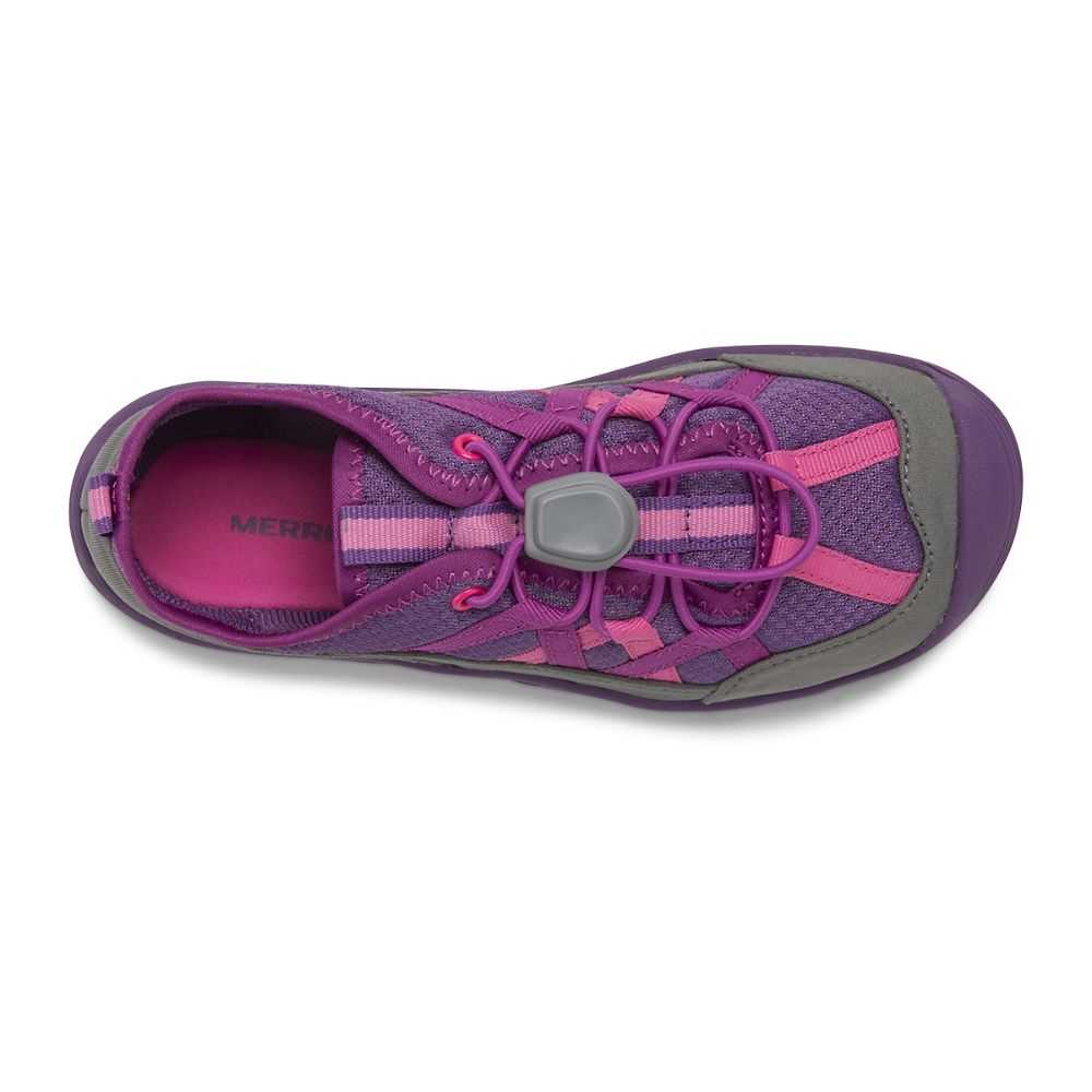 Grey/Fuchsia Girls' Merrell Hydro Water Shoes | Dubai-8267319