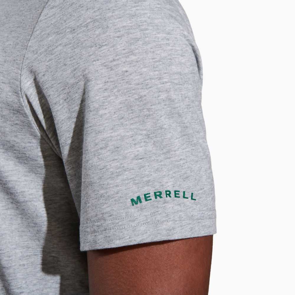 Grey Men's Merrell Hike T Shirts | Dubai-8937245