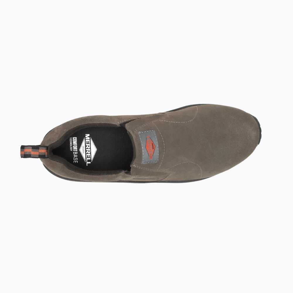 Grey Men's Merrell Jungle Moc Slip On Shoes | Dubai-4598312