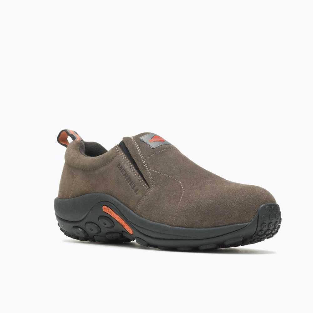 Grey Men's Merrell Jungle Moc Wide Width Slip On Shoes | Dubai-2679154