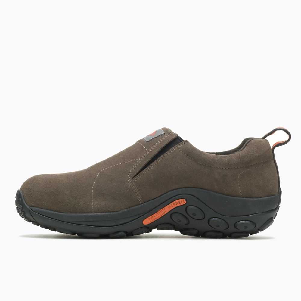 Grey Men's Merrell Jungle Moc Wide Width Slip On Shoes | Dubai-2679154