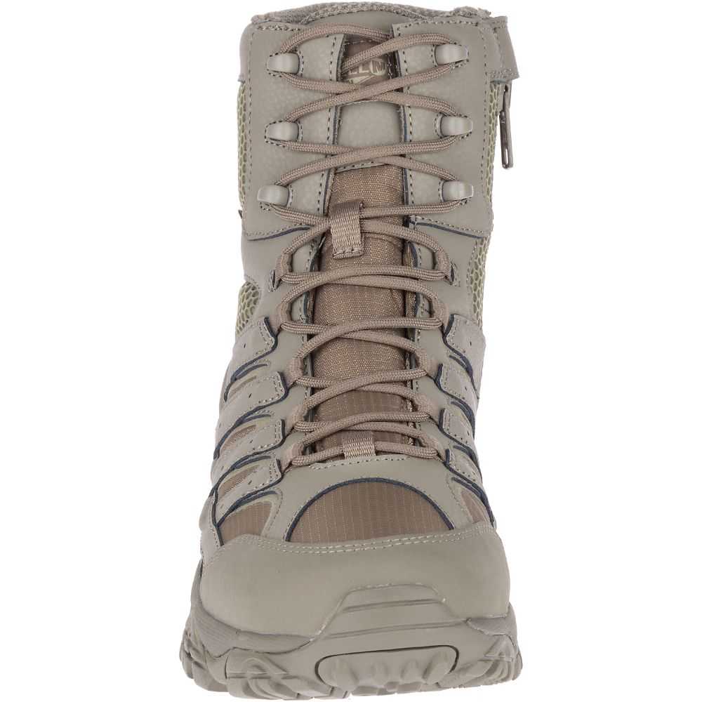 Grey Men's Merrell Moab 2 8 Tactical Waterproof Work Boots | Dubai-3294586