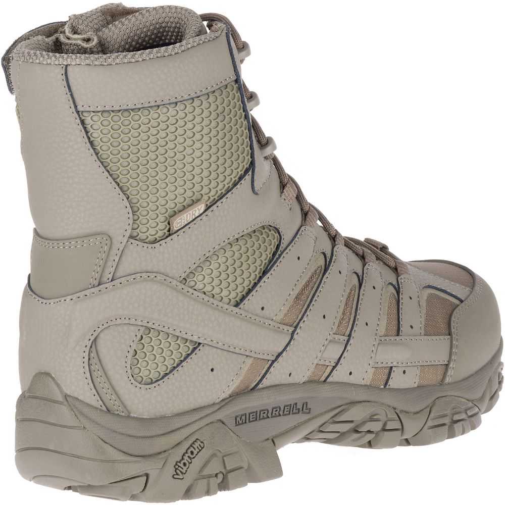 Grey Men's Merrell Moab 2 8 Tactical Waterproof Work Boots | Dubai-3294586