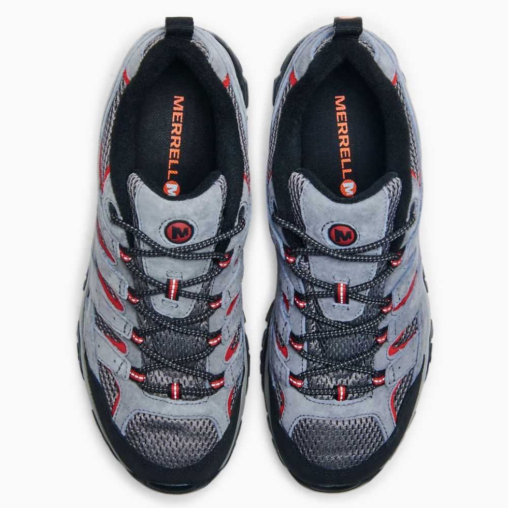 Grey Men's Merrell Moab 2 Ventilator Wide Width Hiking Shoes | Dubai-1059782