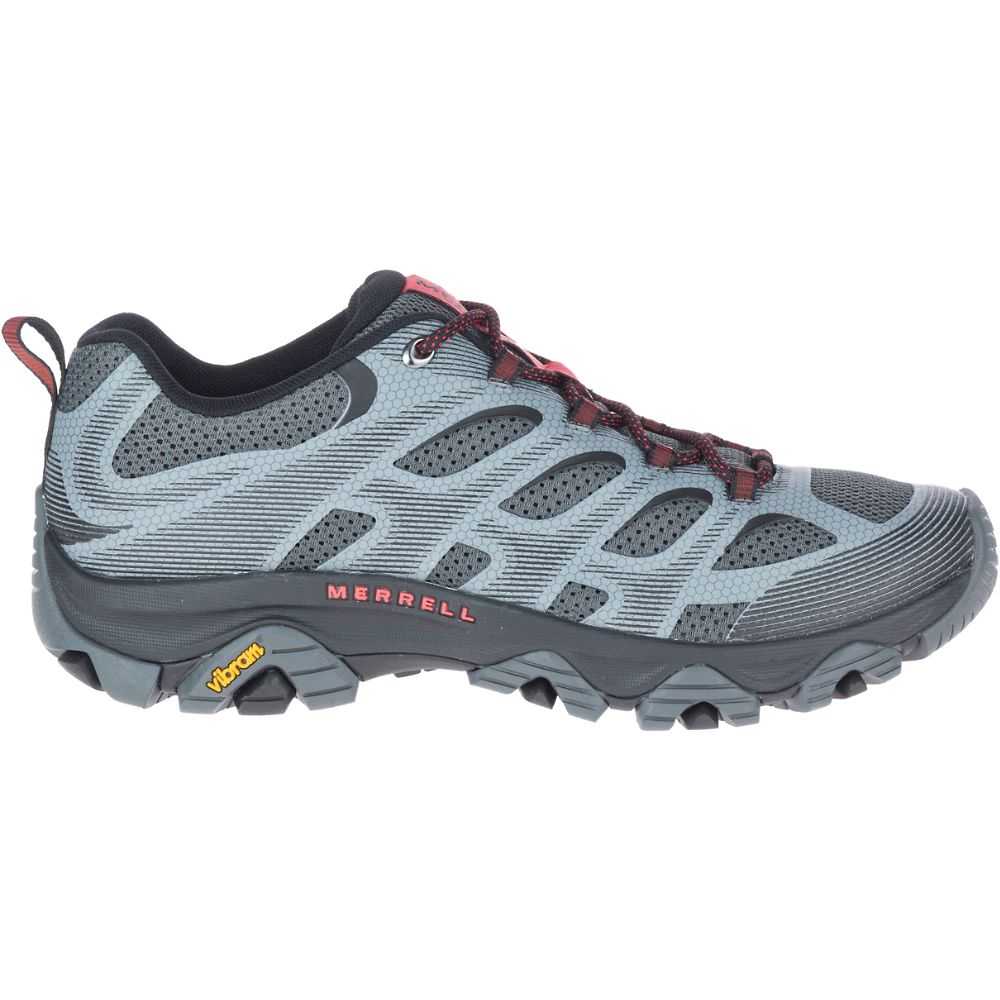 Grey Men\'s Merrell Moab 3 Edge Wide Width Hiking Shoes | Dubai-3976485