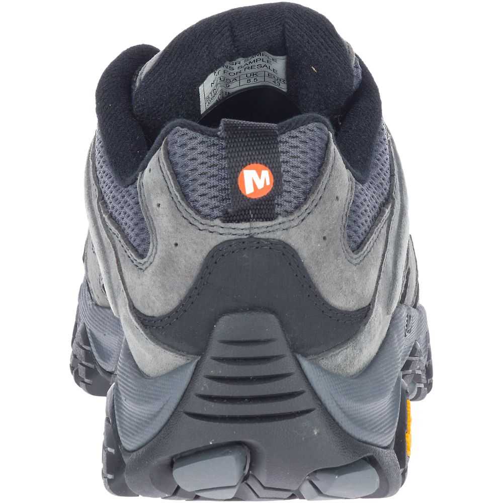 Grey Men's Merrell Moab 3 Wide Width Hiking Shoes | Dubai-3801675