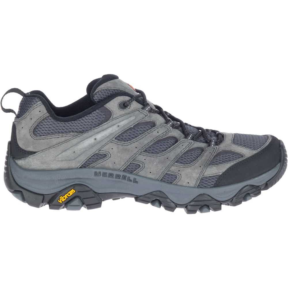 Grey Men\'s Merrell Moab 3 Wide Width Hiking Shoes | Dubai-3801675