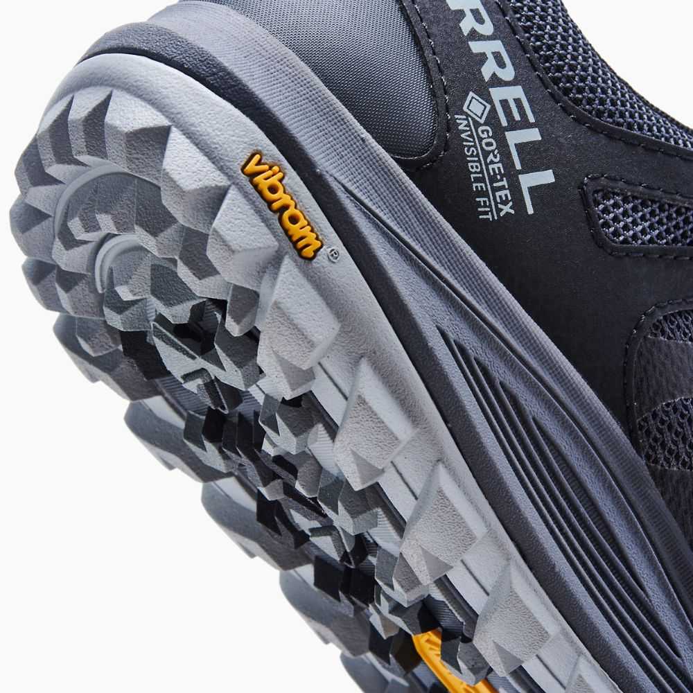 Grey Men's Merrell Nova 2 GORE-TEX® Wide Width Trail Running Shoes | Dubai-0925476