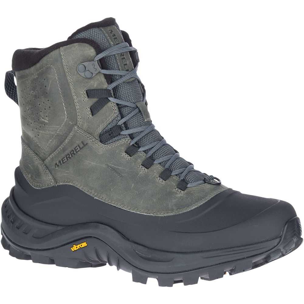 Grey Men's Merrell Thermo Overlook 2 Mid Waterproof Winter Boots | Dubai-9584761